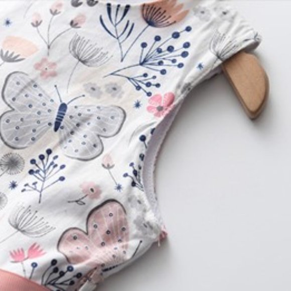 First Birthday Spring Easter Girl Outfit Clothes Dress Butterfly Encanto - Picture 5 of 7